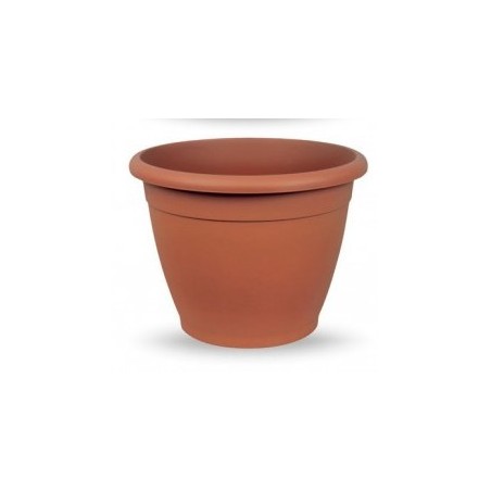 MACETA PLASTICO NAXOS 18CM TERRACOTA