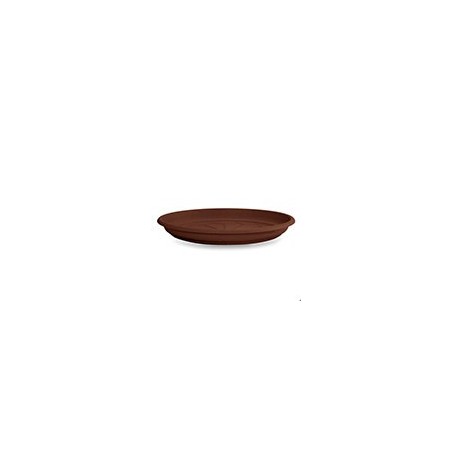 PLATO PLASTICO NAXOS 18CM BRONCE