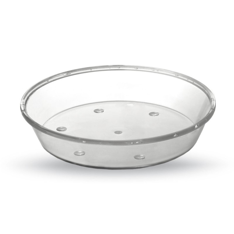 PLATO TRANSPARENTE PLASTICO REDONDO