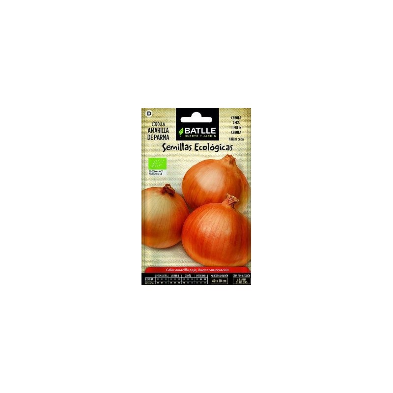 SEMILLAS ECOLOGICAS CEBOLLA AMARILLA P. 1GR