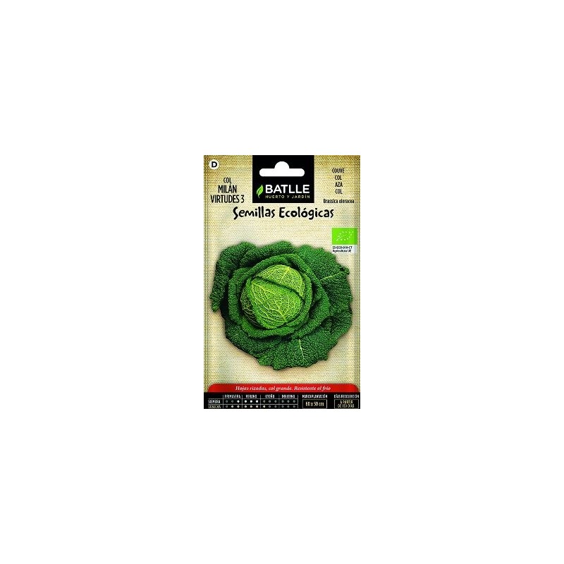SEMILLAS ECOLOGICAS COL MILAN VIRTUDES 2GR