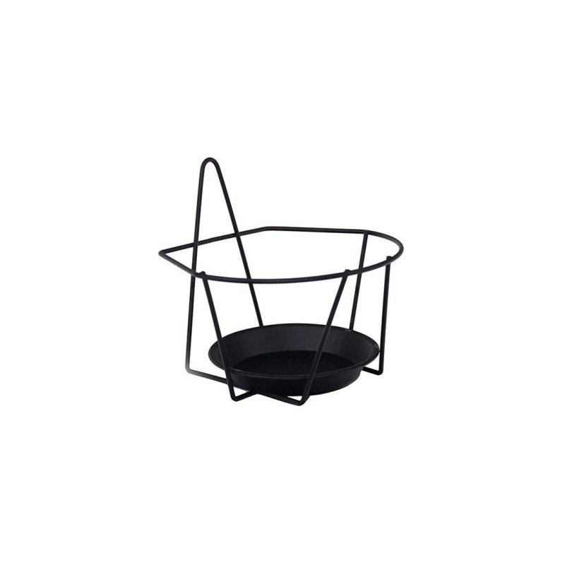 SOPORTE PARED ANTRACITA 22CM
