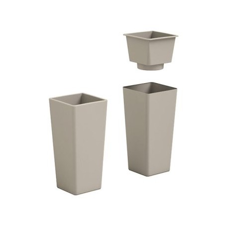 MACETA CLOU CUADRADA 65CM ALTO AVANA
