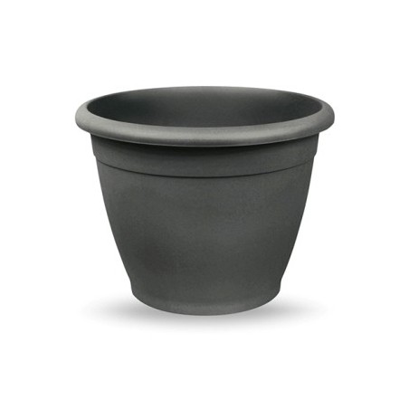 MACETA PLASTICO NAXOS 20CM ANTRACITA