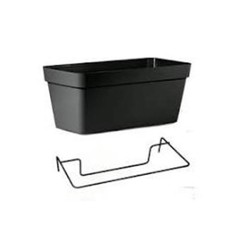 JARDINERA+SOPORTE 50CM CLEO ANTRACITA