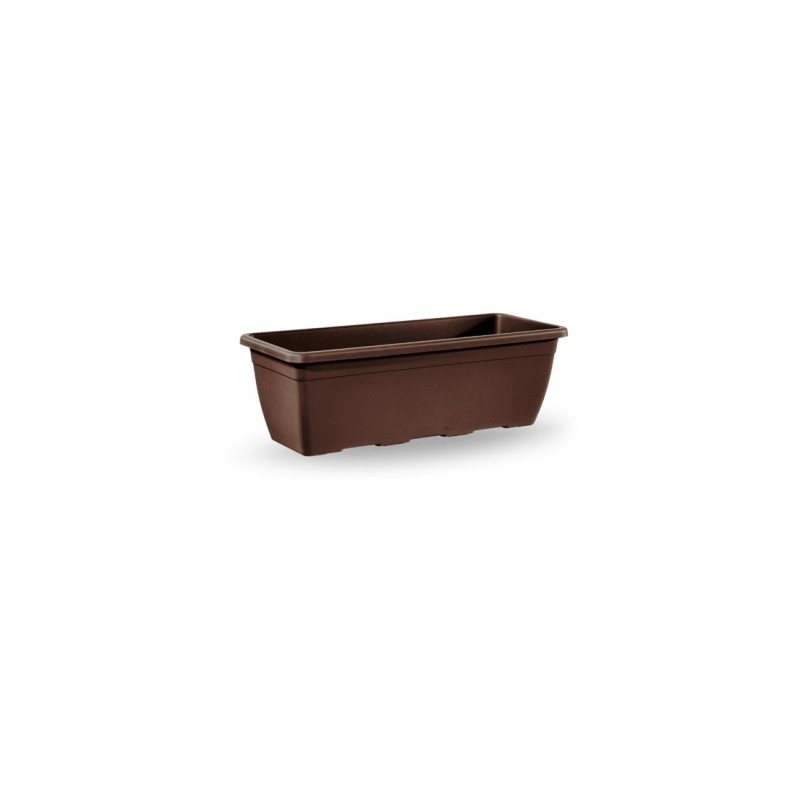 JARDINERA PLASTICO NAXOS 80CM BRONCE