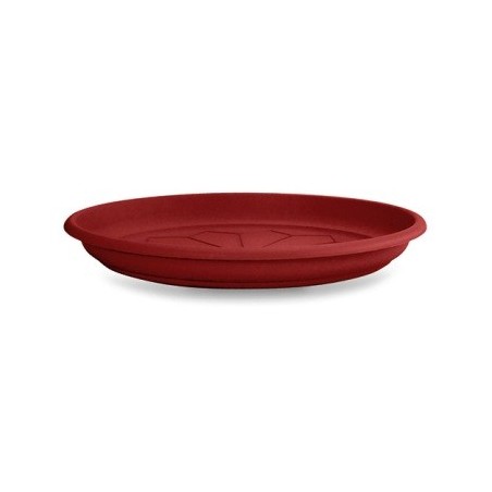 PLATO PLASTICO NAXOS ROJO
