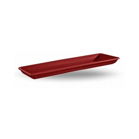PLATO PLASTICO JARDINERA NAXOS ROJA
