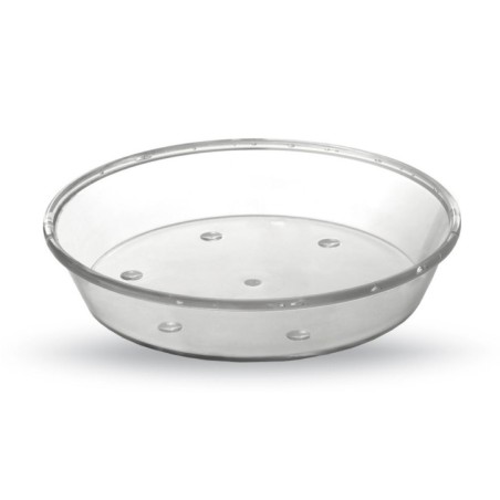 PLATO TRANSPARENTE 16 CM