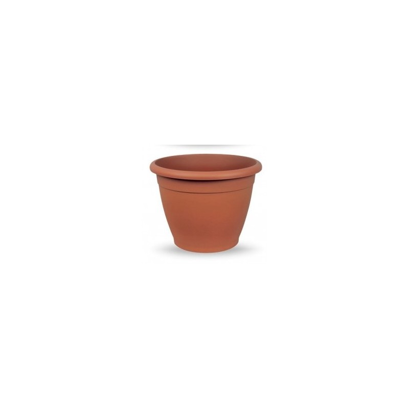 MACETA PLASTICO NAXOS 20CM TERRACOTA