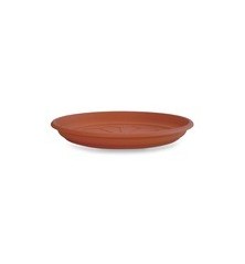 PLATO PLASTICO NAXOS 16CM TERRACOTA