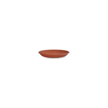 PLATO PLASTICO NAXOS 24CM TERRACOTA