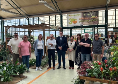 HELECHOS RECIBE LA VISITA INSTITUCIONAL DE LAS CONCEJALIAS DE ECONOMÍA Y MEDIIO AMBIENTE DEL AYUNTAMIENTO DE LEGANÉS